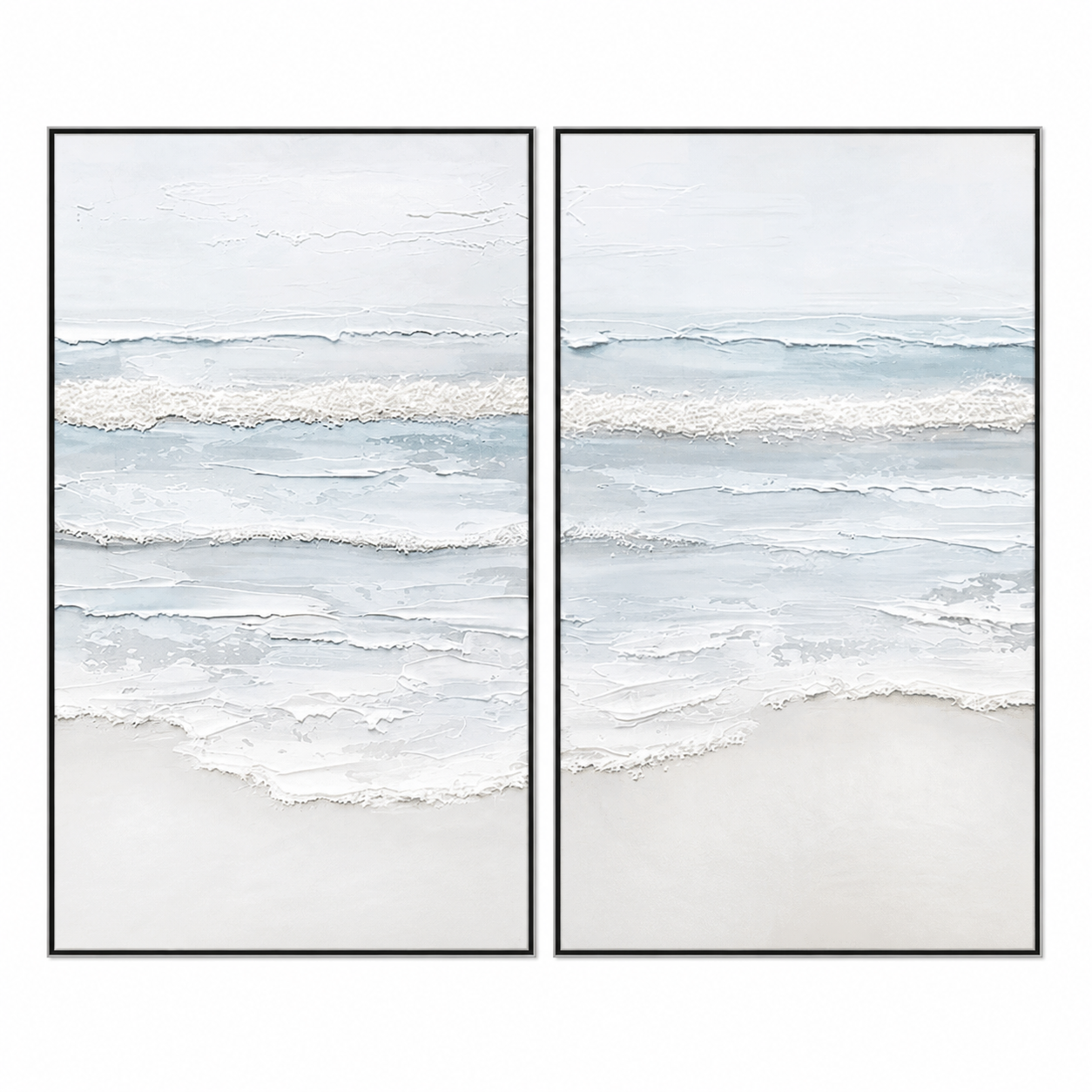 Soft Coastal Diptych