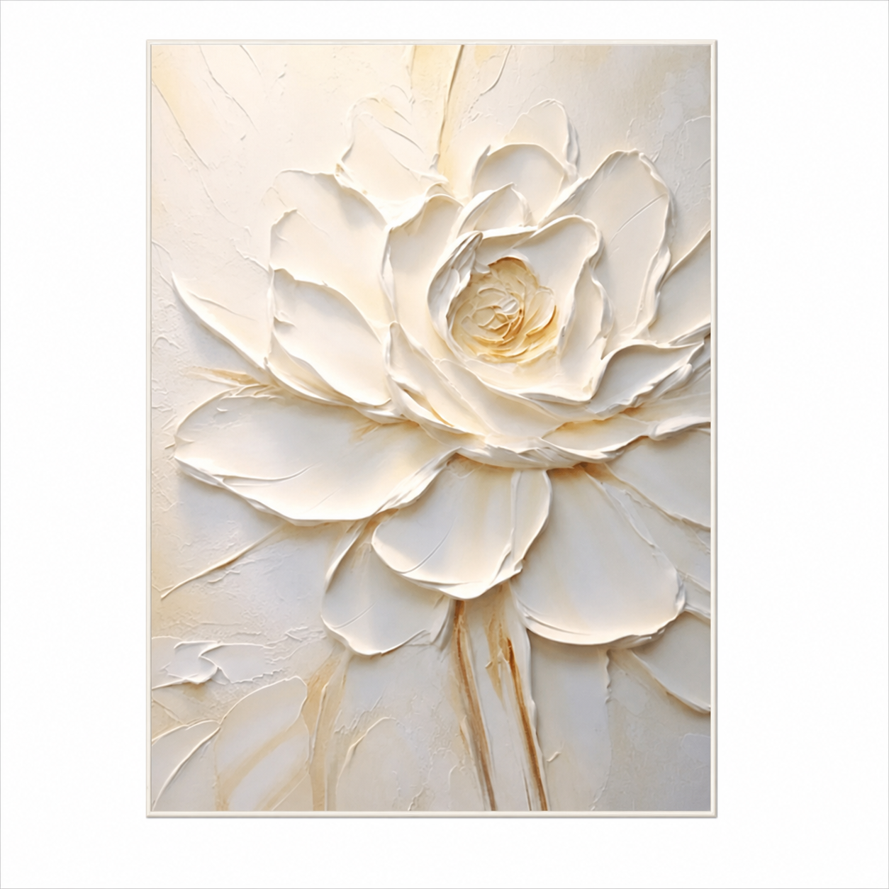 Ivory Lotus Relief
