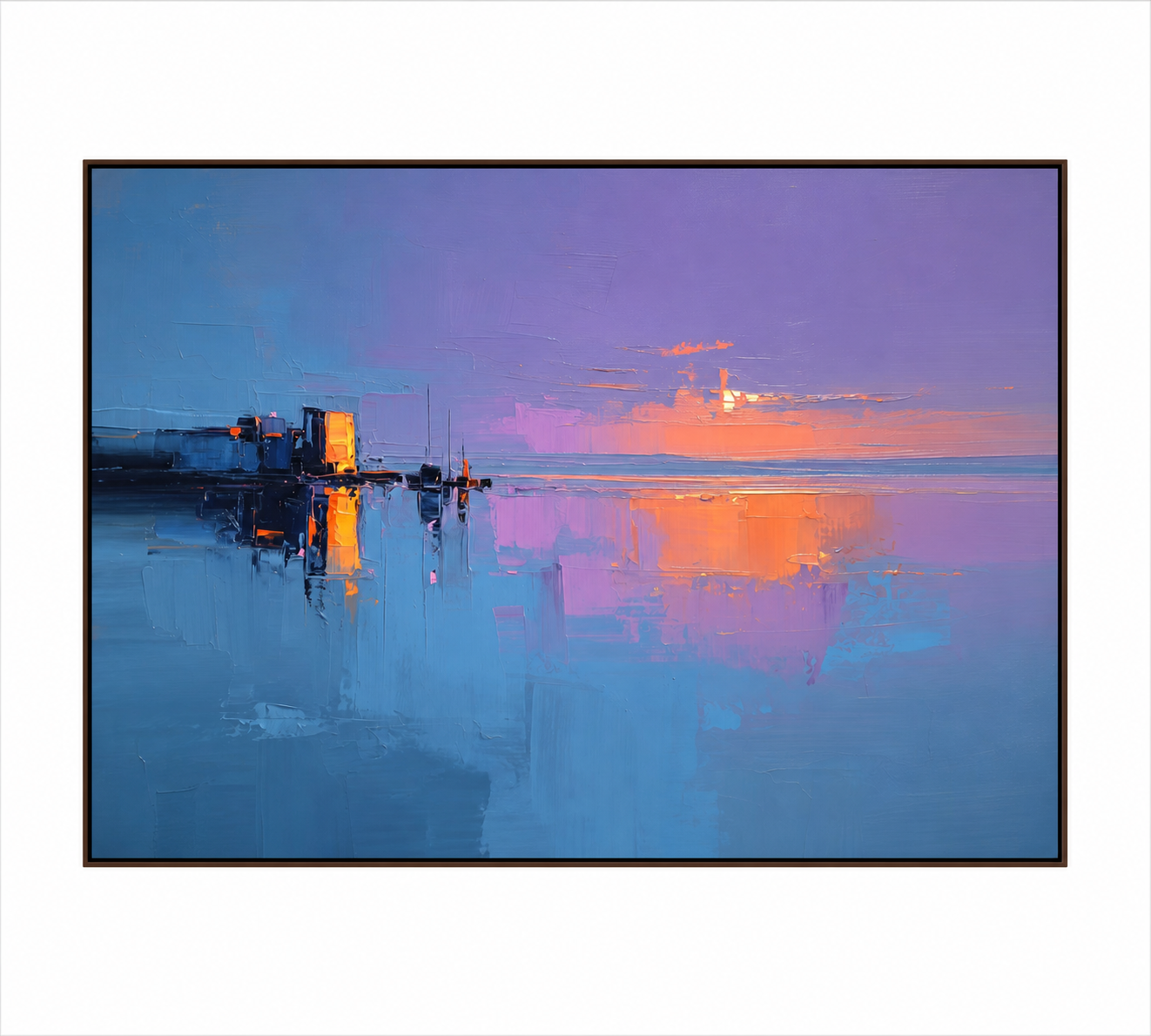 Violet Harbor Sunset