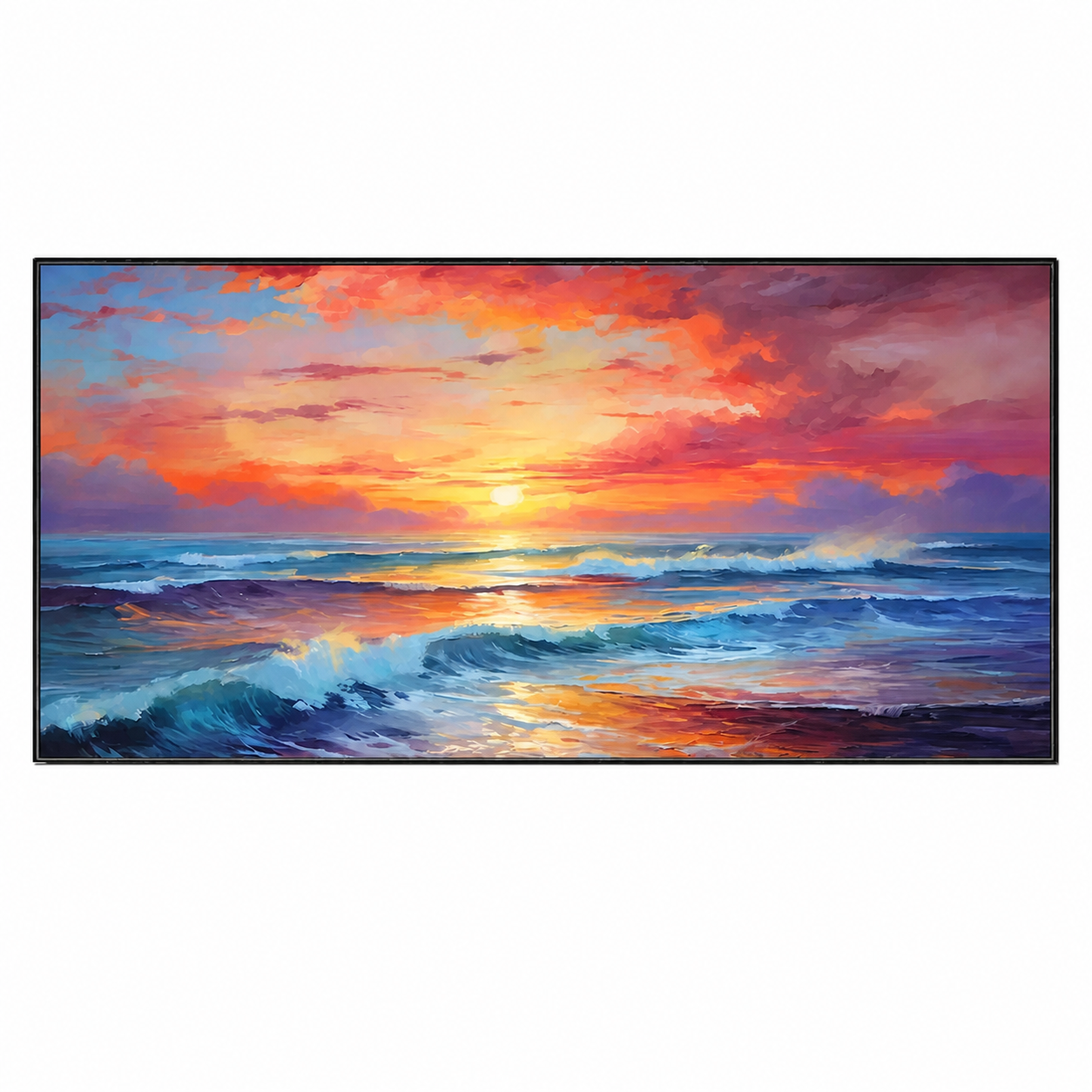 Crimson Ocean Sunset