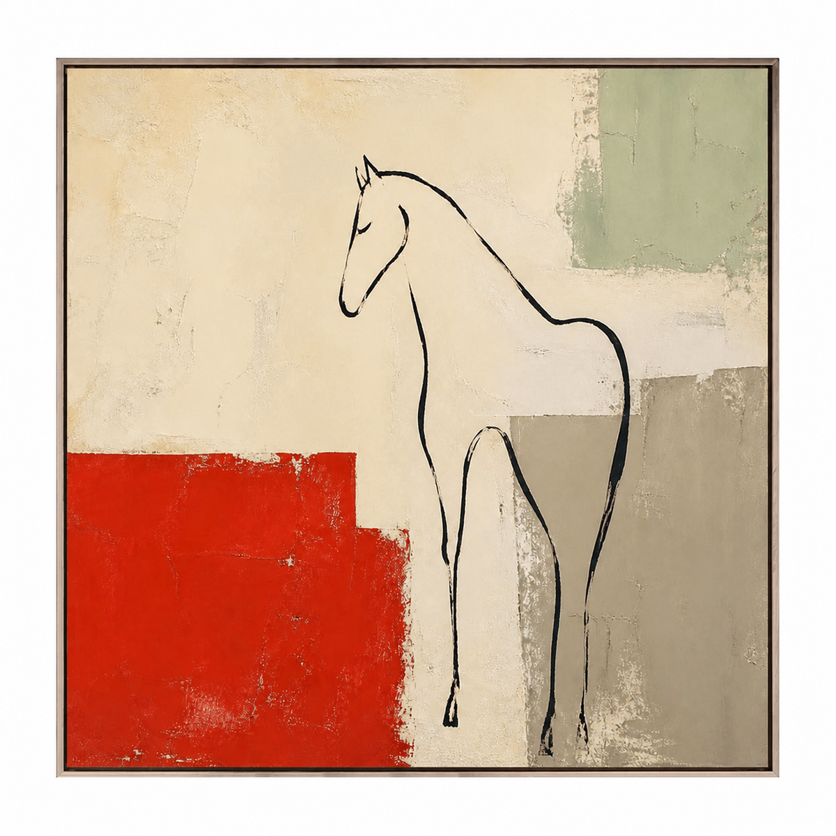Quiet Scarlet Horse