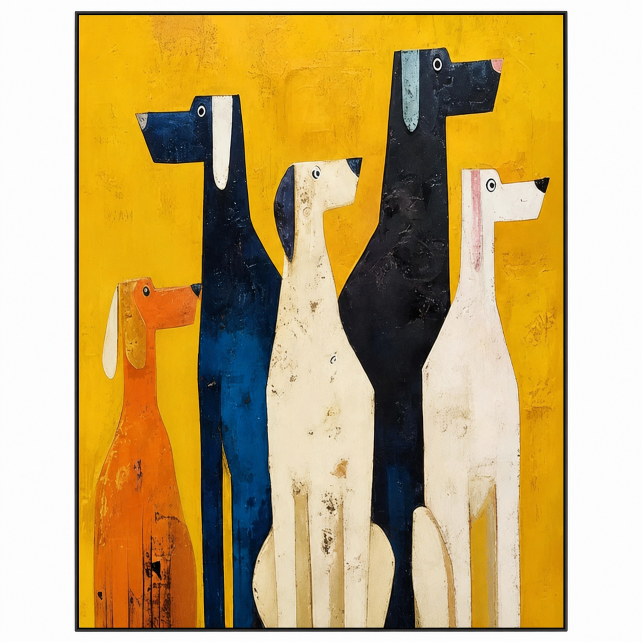 Colorful Dog Harmony