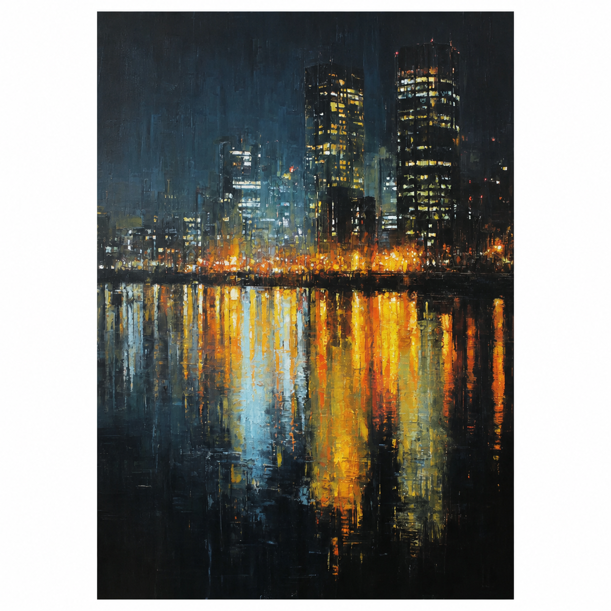 Midnight City Reflections