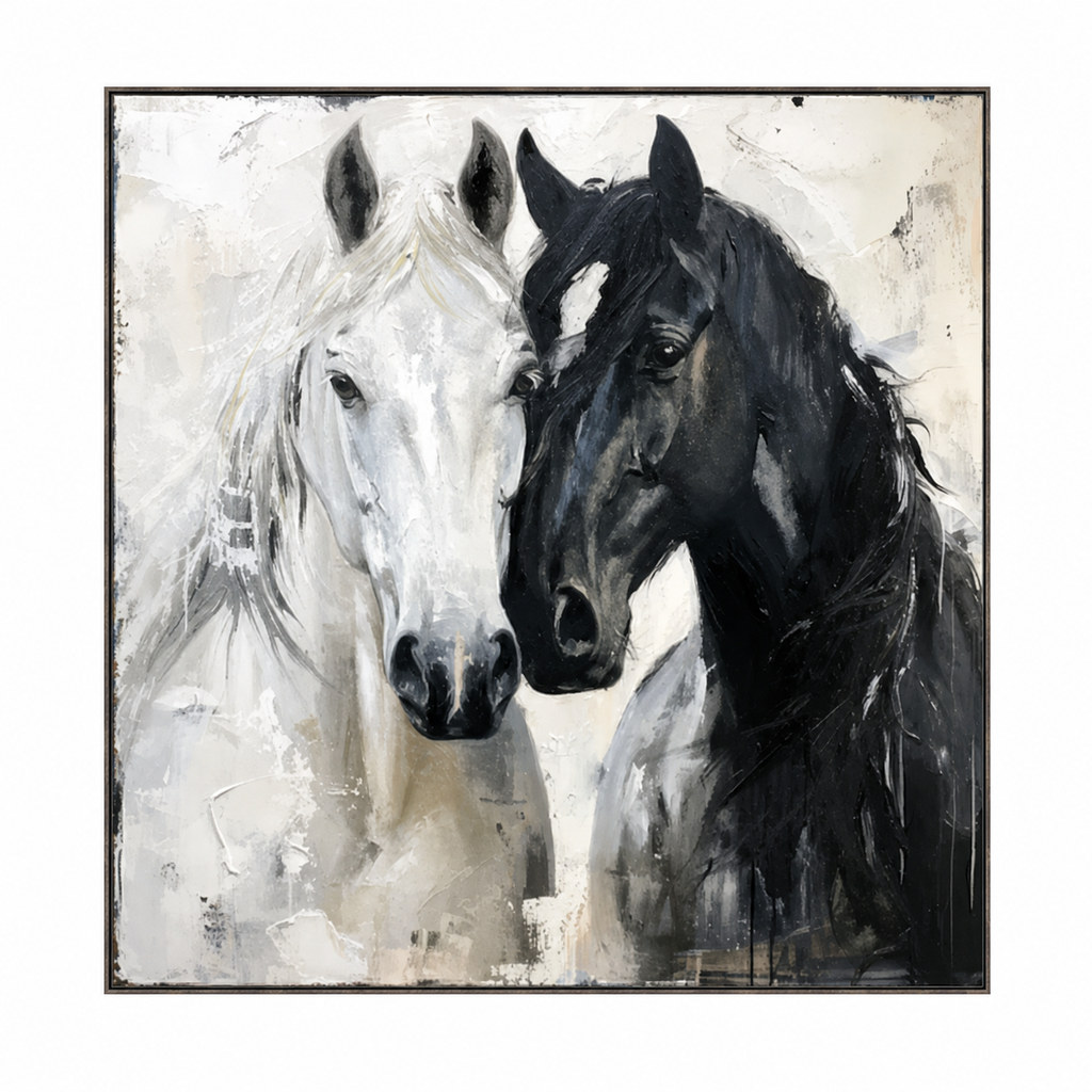 Black and White Horse Connection