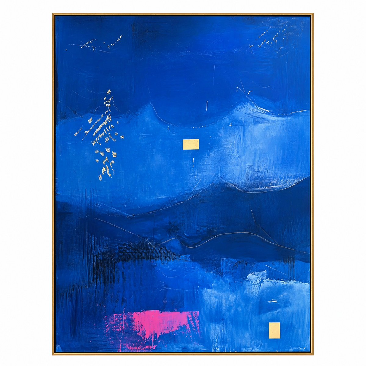 Deep Blue Abstract Waves