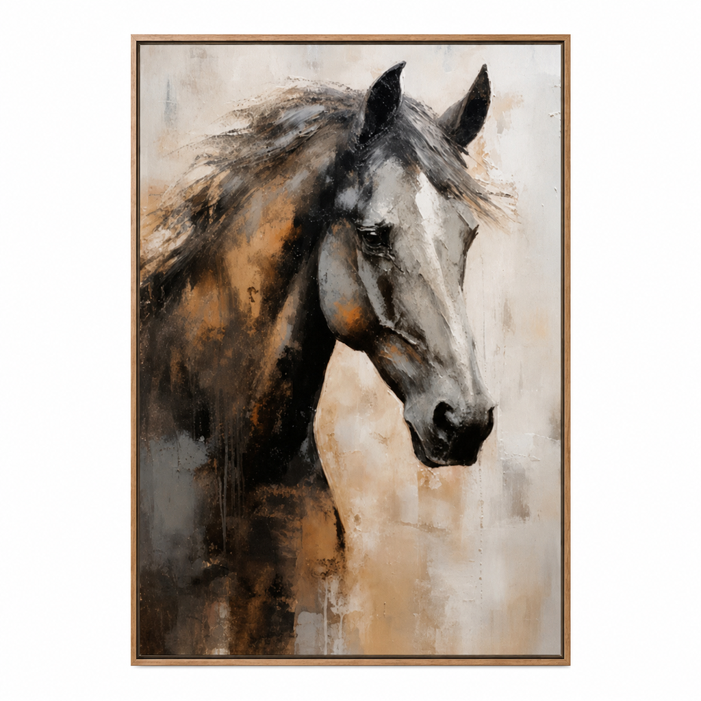 Majestic Grey Horse