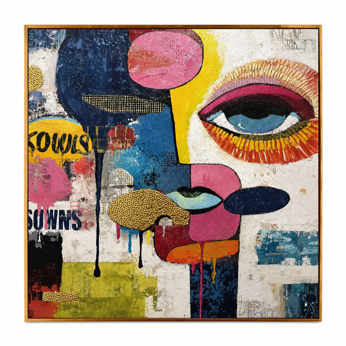 Abstract Colorful Portrait