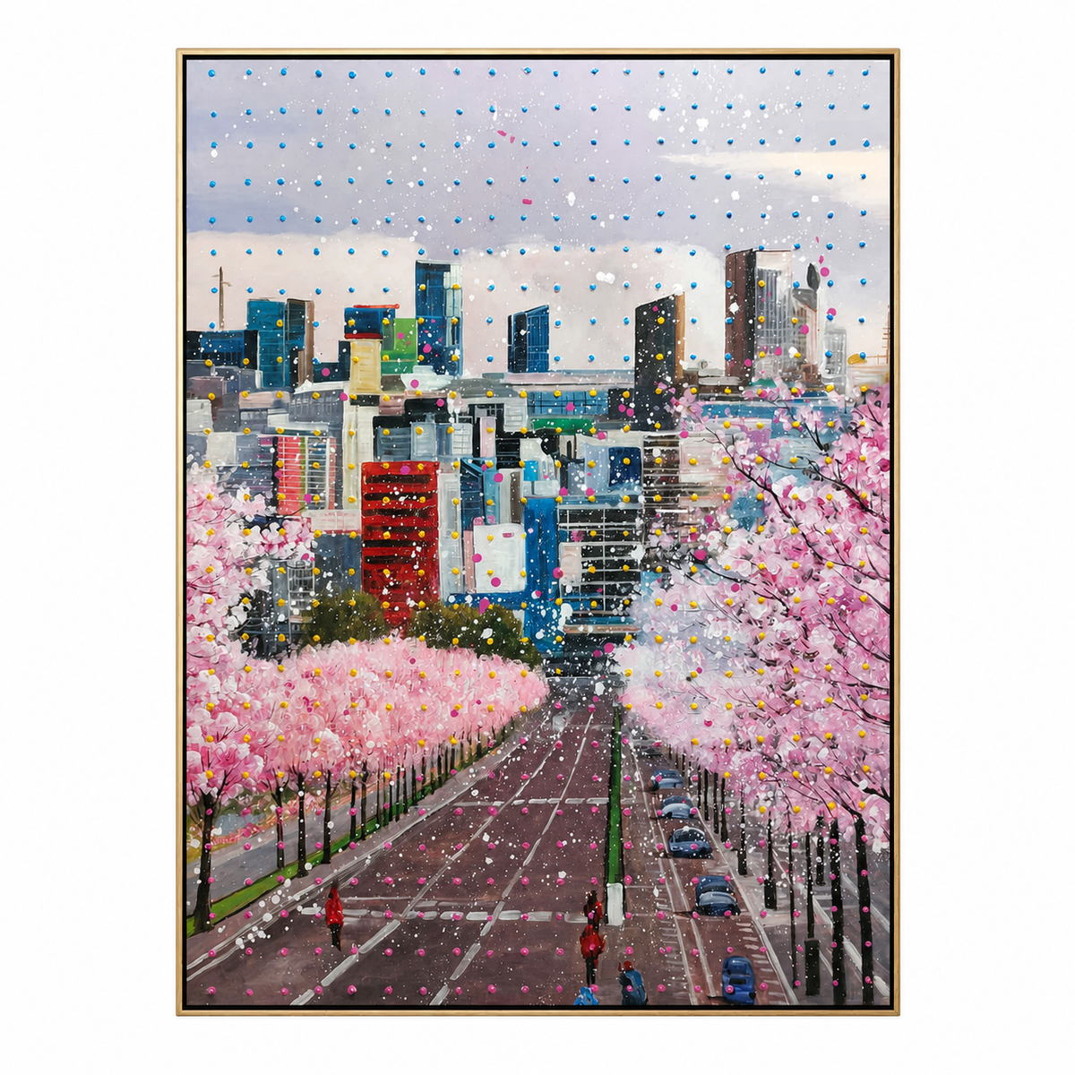 Cherry Blossom Skyline