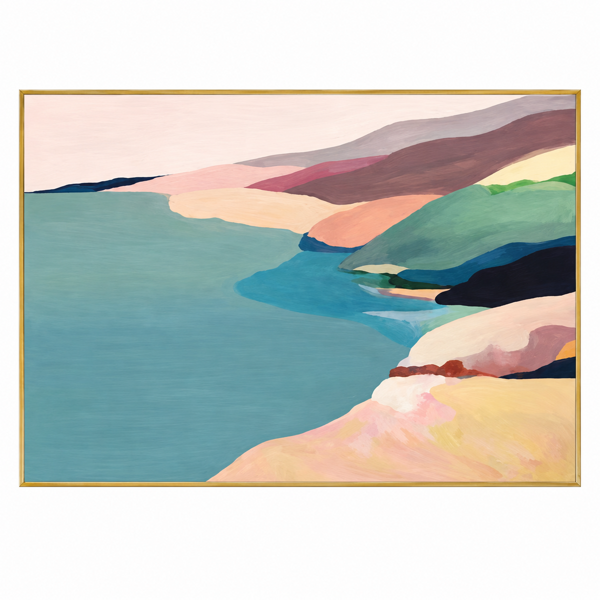 Pastel Coastline