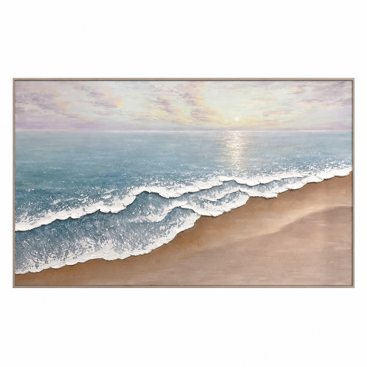 Sunlit Shoreline Calm