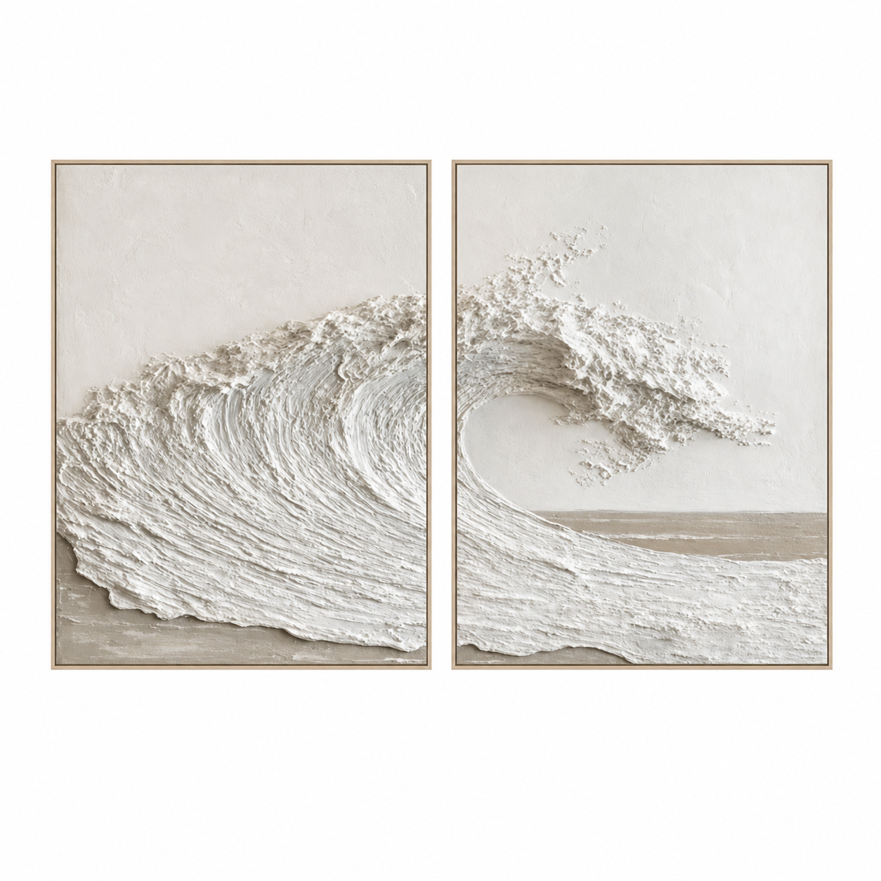 White Wave Diptych