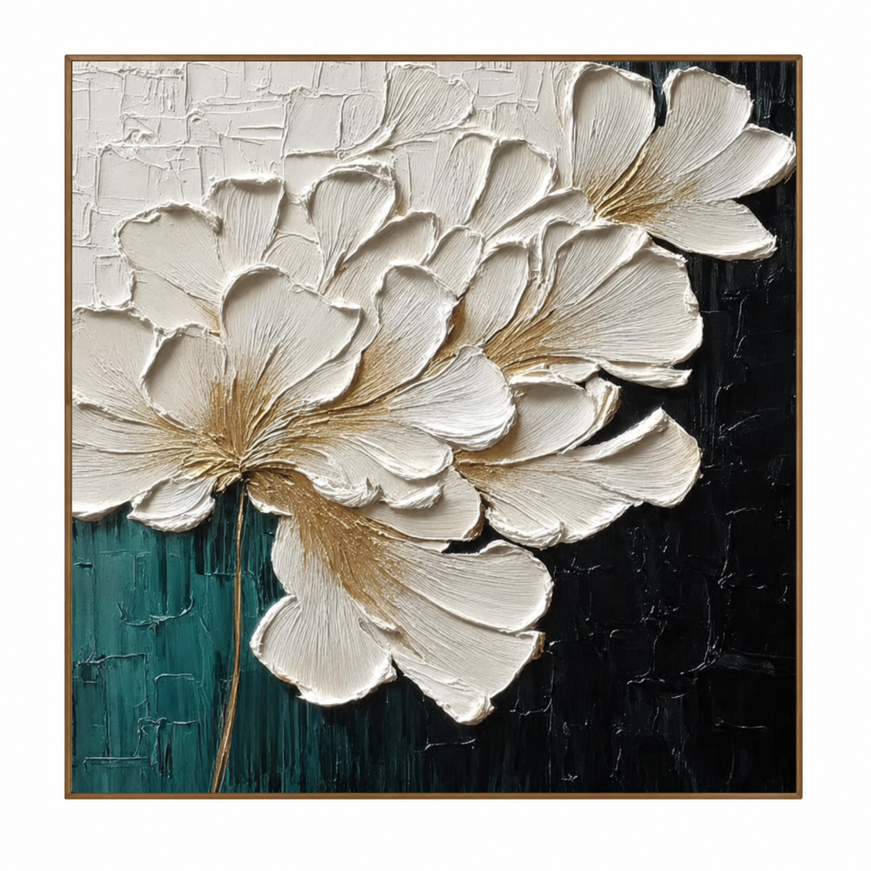 Ivory Ginkgo Botanical Relief
