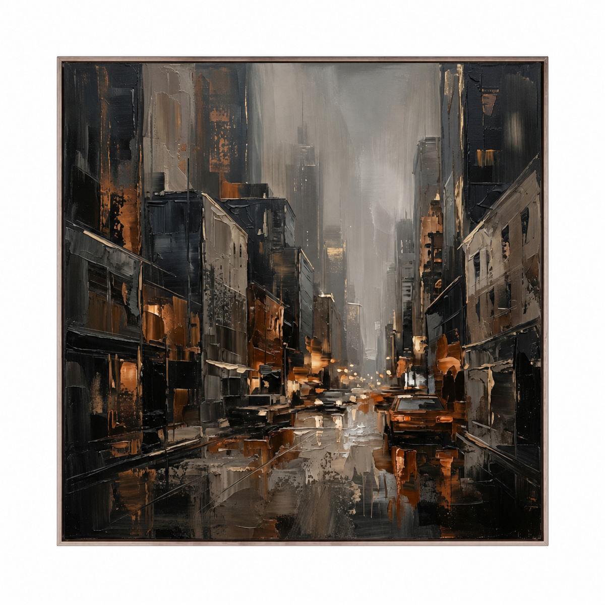 Urban Rain Reflection