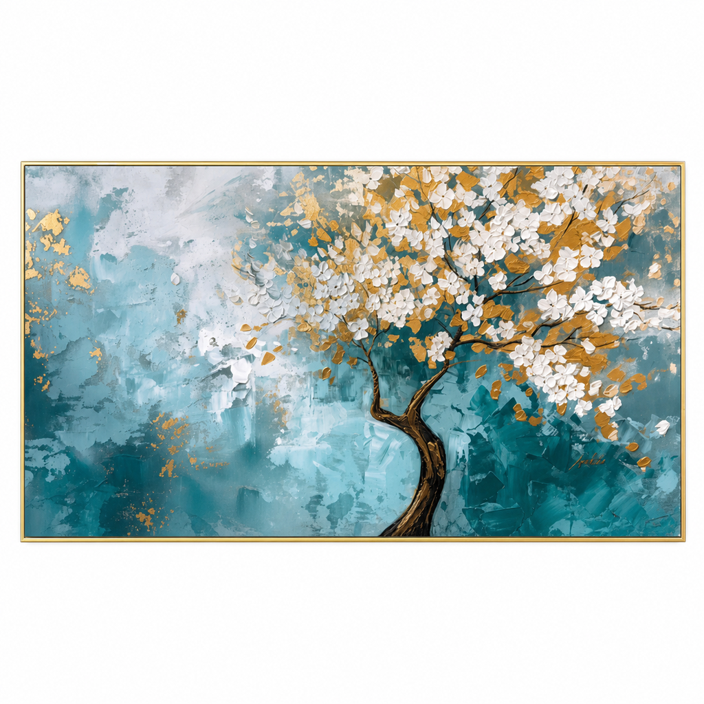 Azure Blossom Tree Harmony