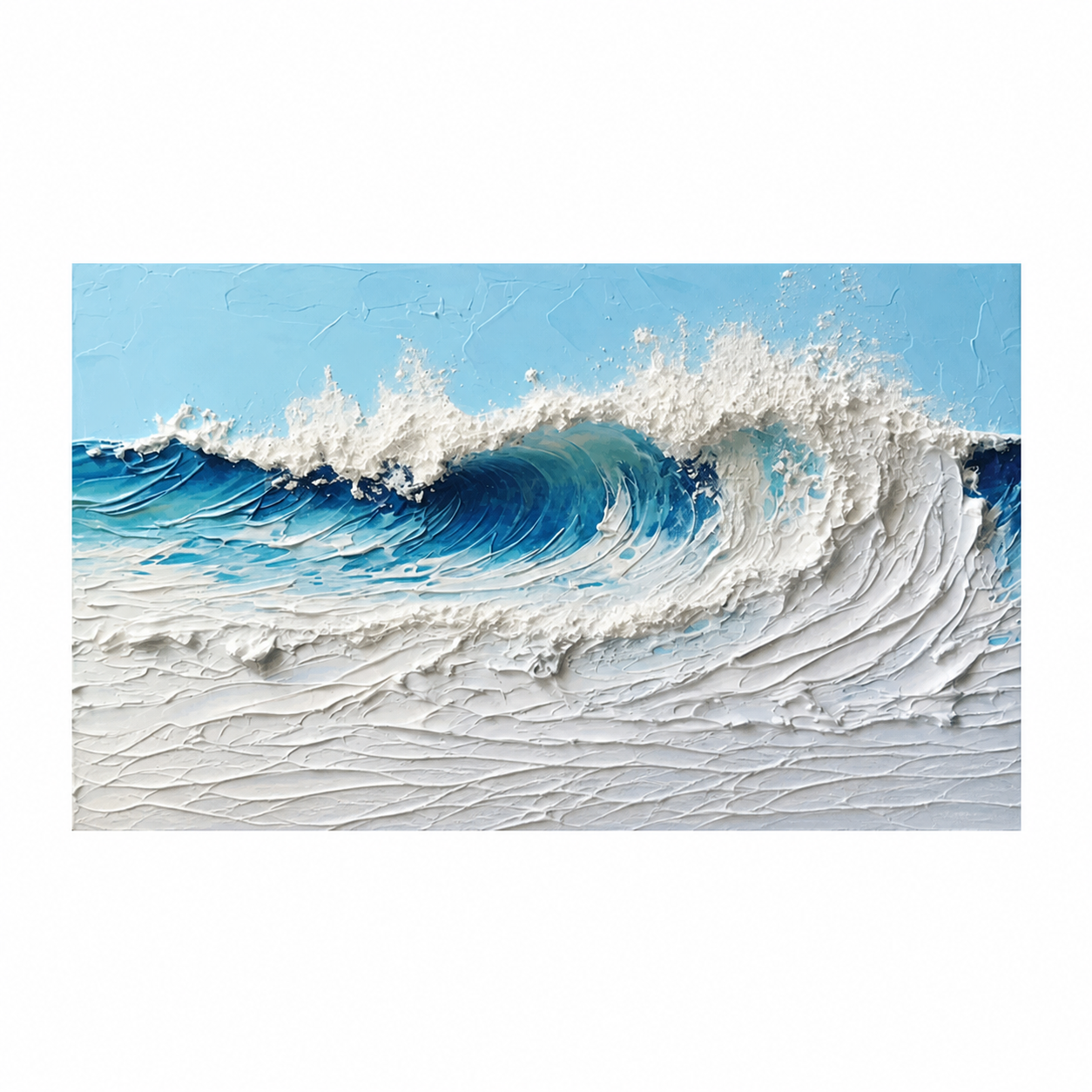 Blue Cresting Wave