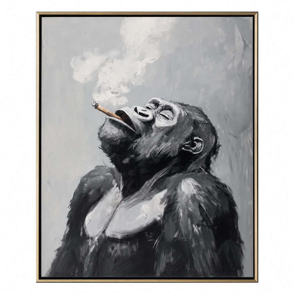 Contemplative Gorilla Portrait