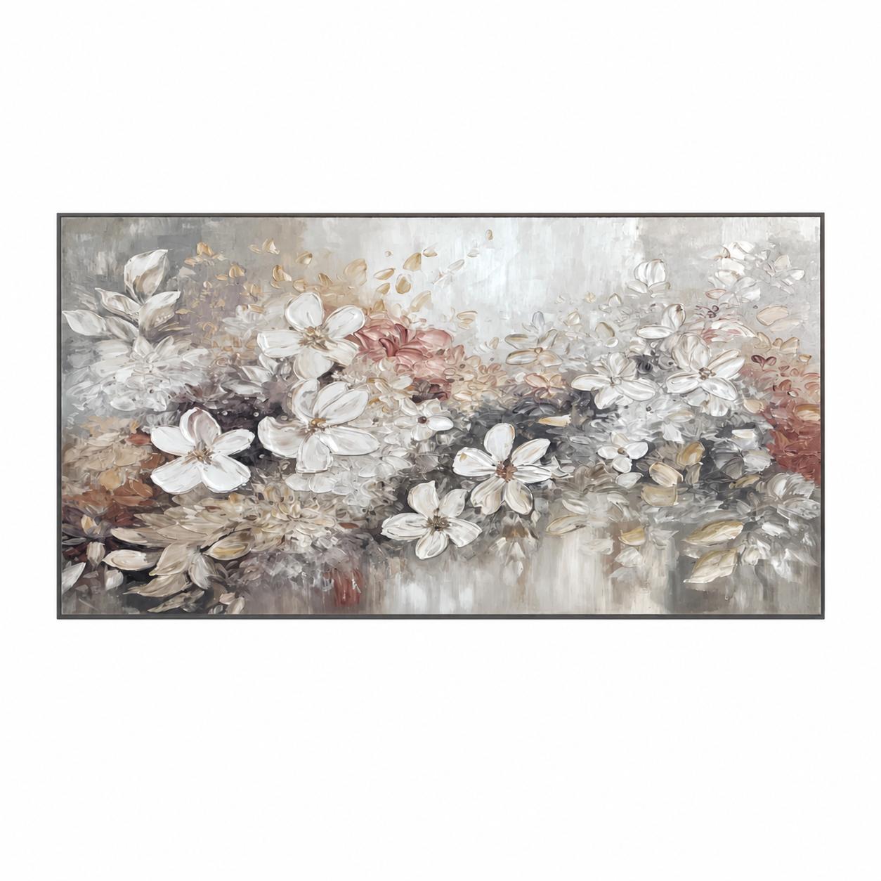 Soft Neutral Floral Garden