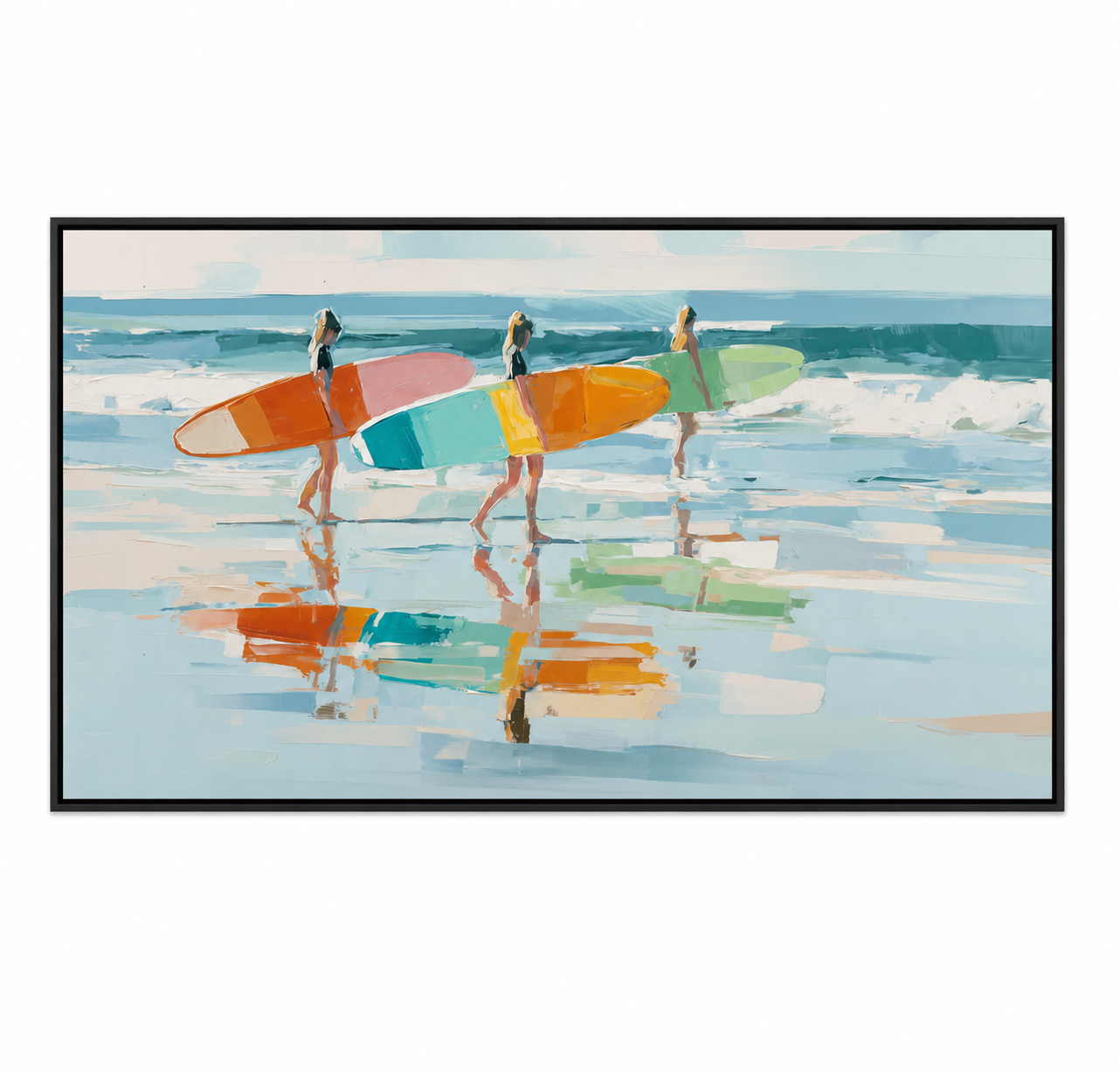 Surfboard Shore Walk