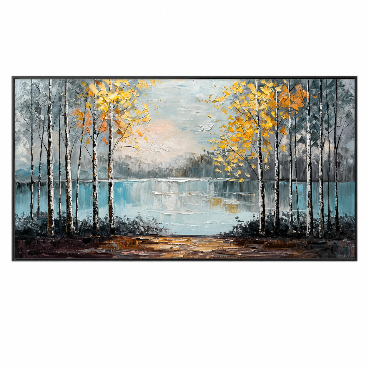 Autumn Birch Lake