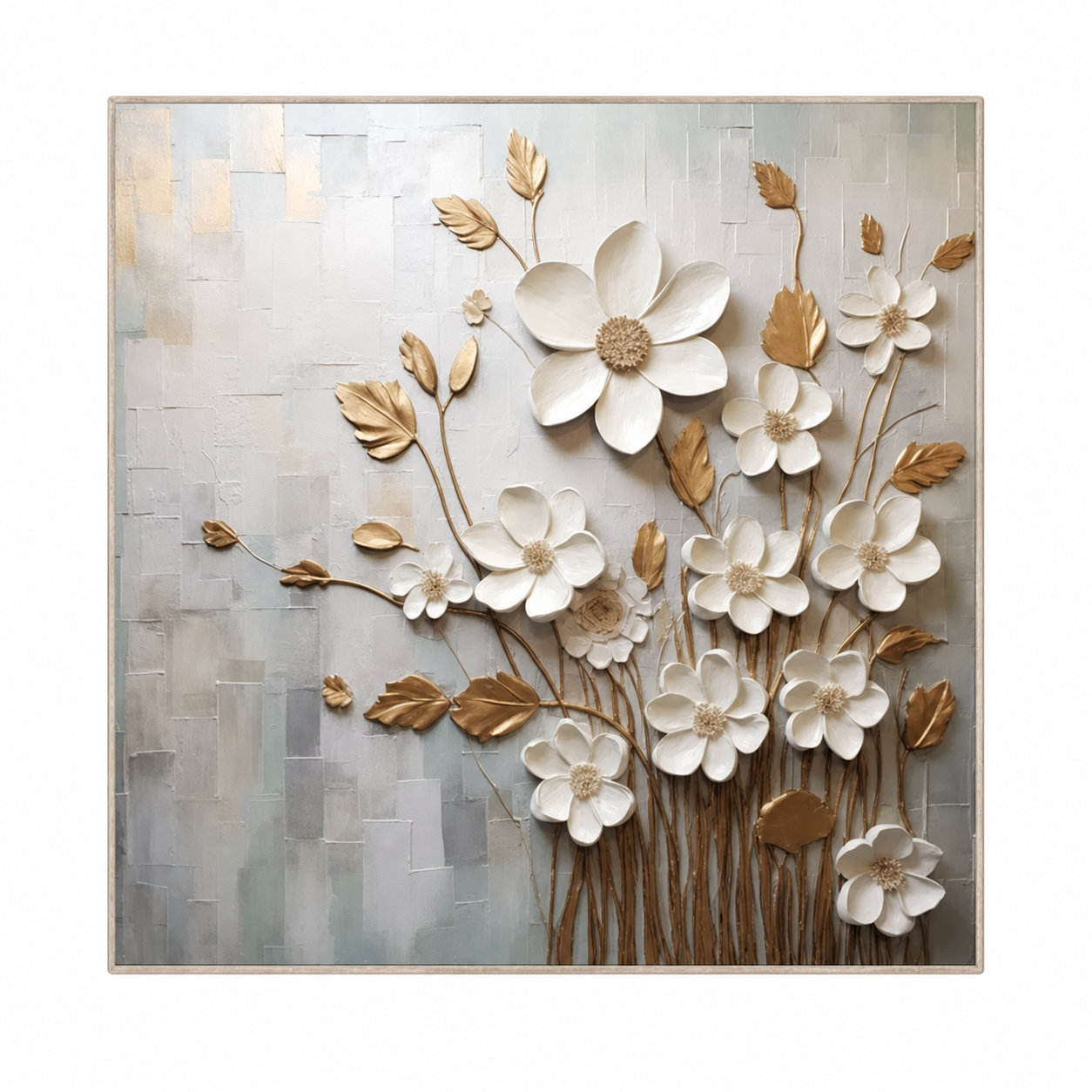 Ivory Botanical Relief