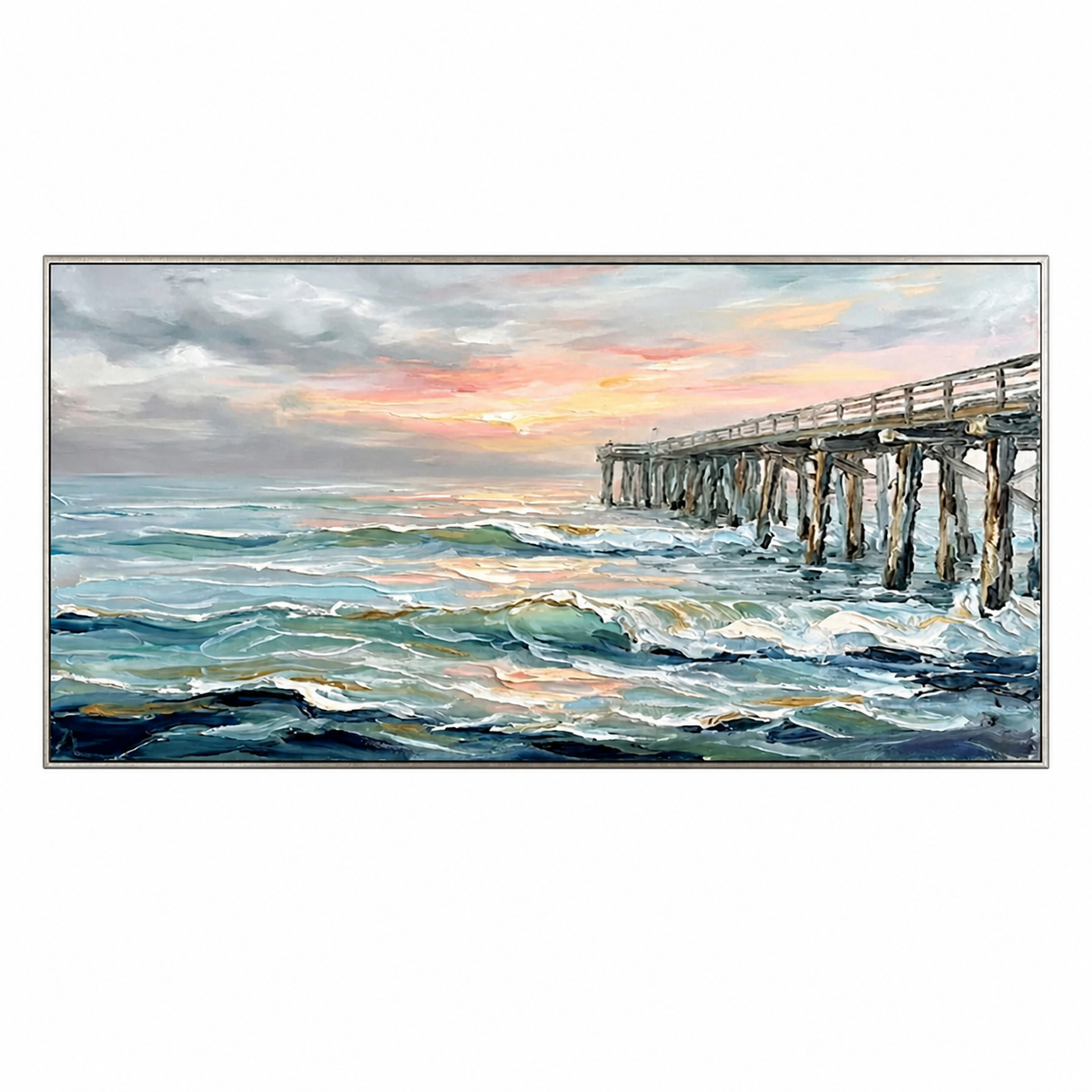 Pastel Ocean Pier
