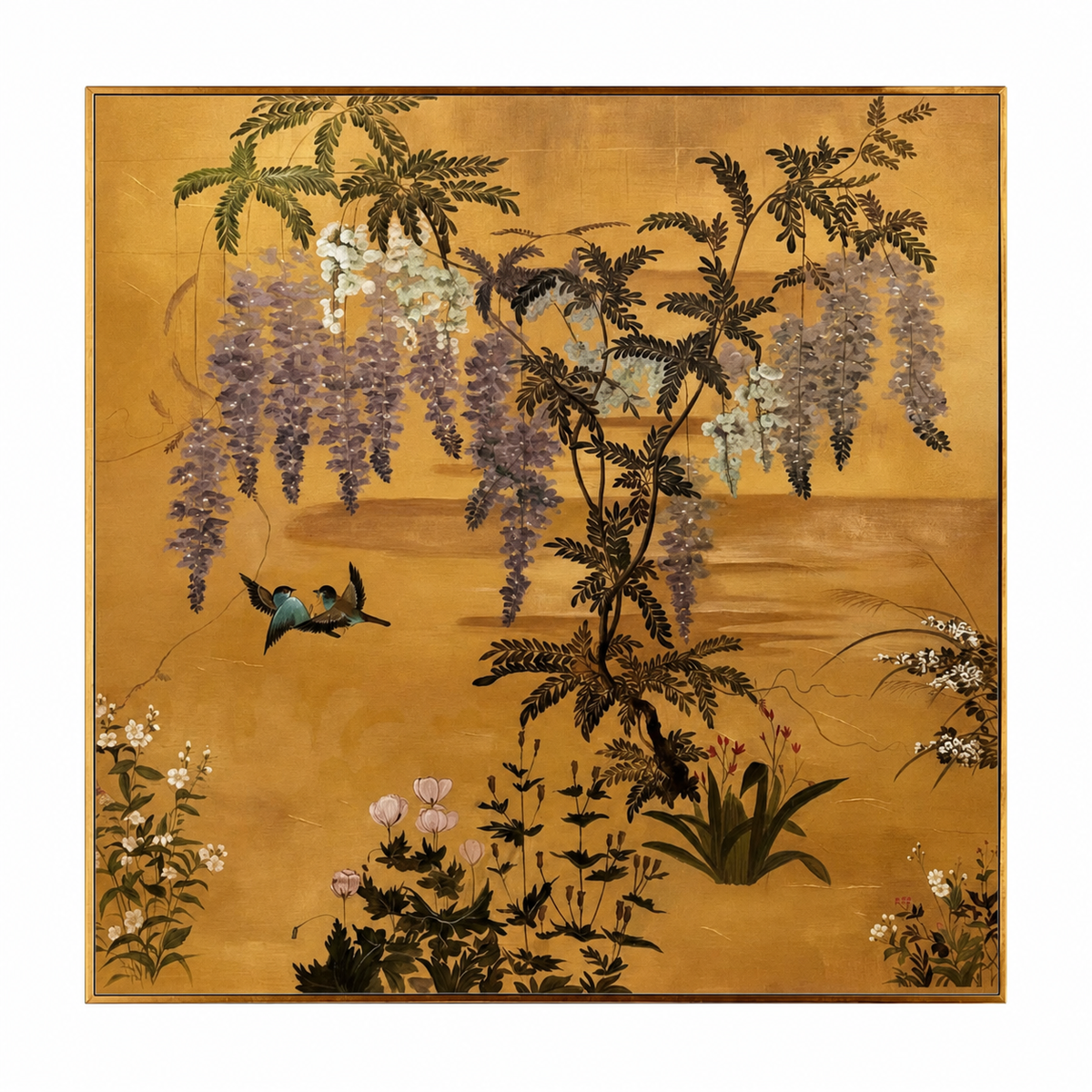 Golden Wisteria Garden