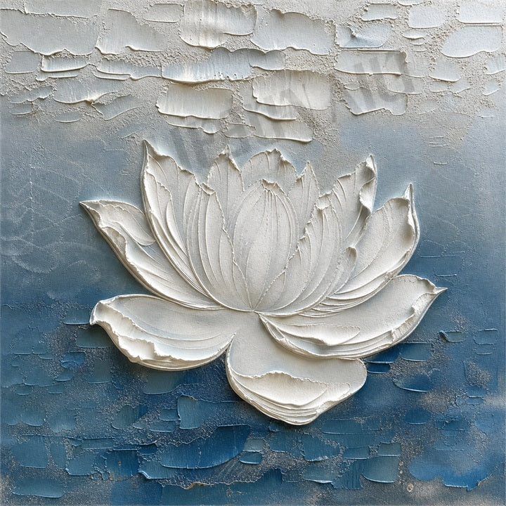 Moonlit Lotus Relief