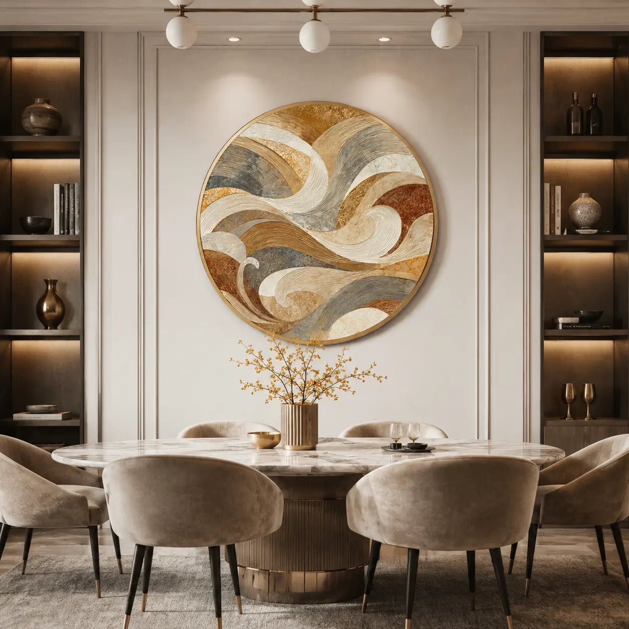 Round Wall Art RWA001 - Viarteart